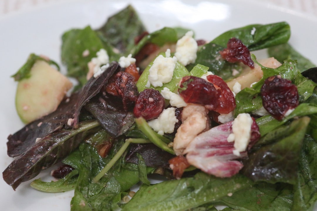 Apple Pecan & Feta Salad With Strawberry Vinaigrette- As Seen On Home 