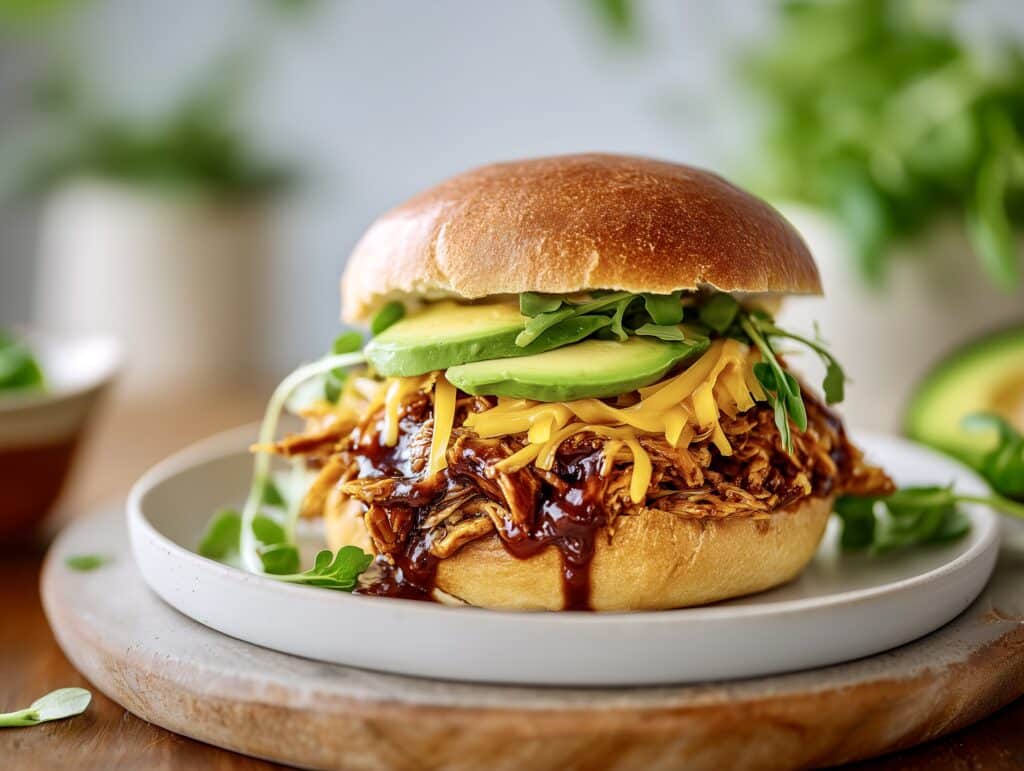 BBQ_JackfruitSandwicheswith Cheddar
