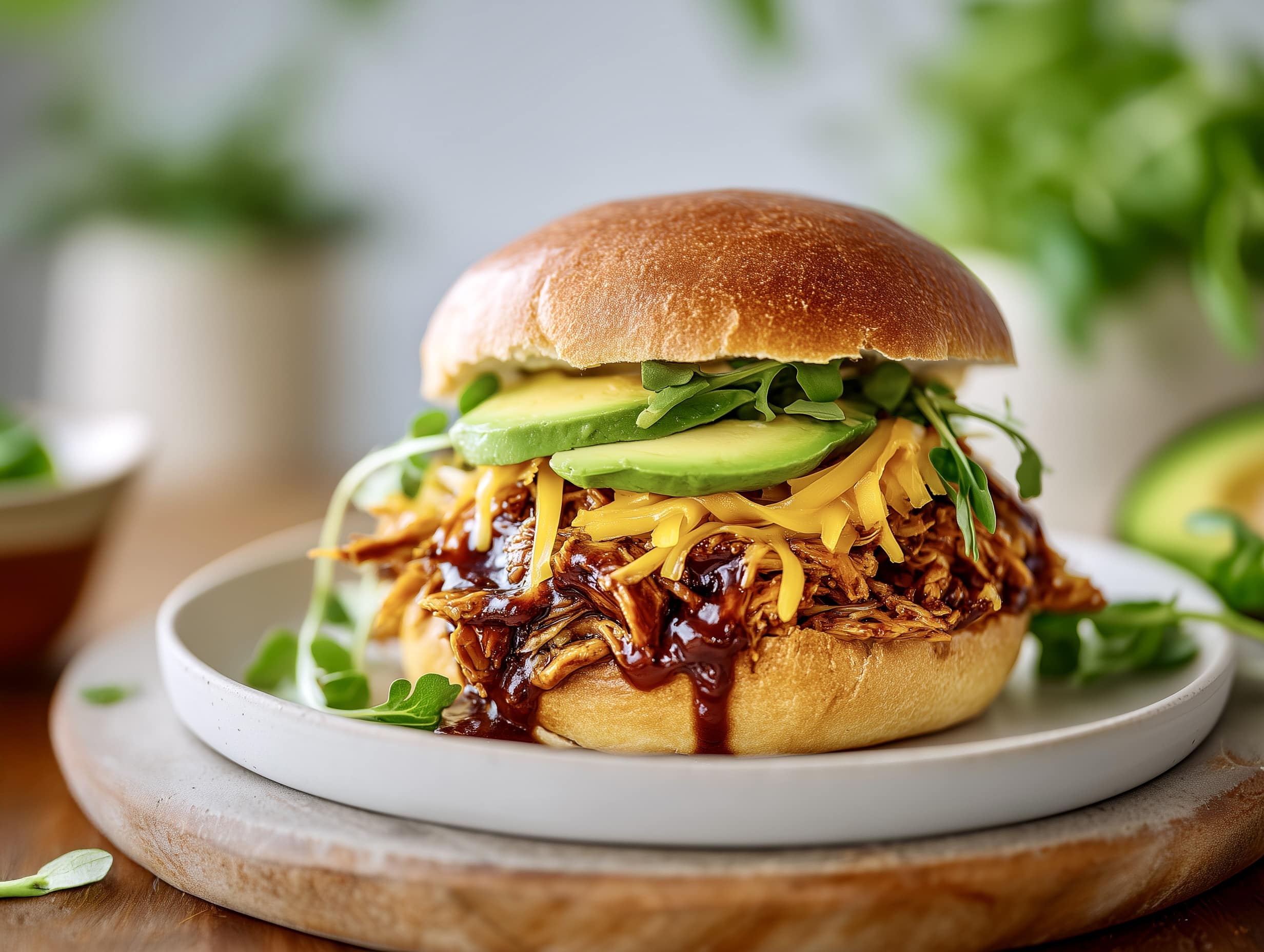 BBQ_JackfruitSandwicheswith Cheddar