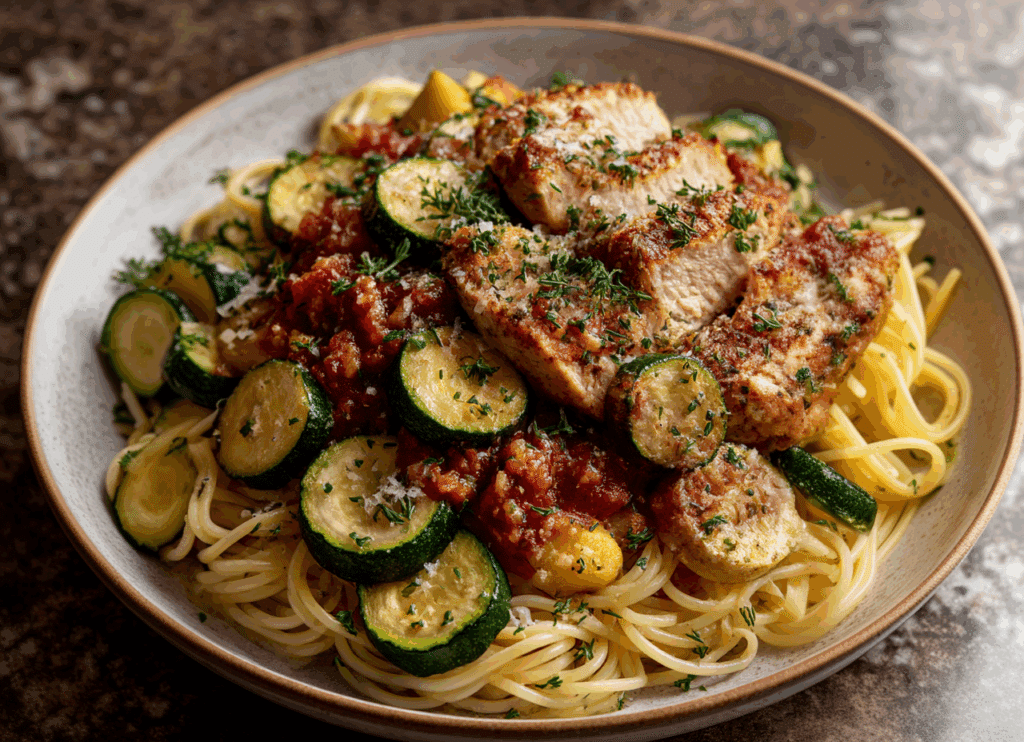 Chicken Zuchinni Marinara