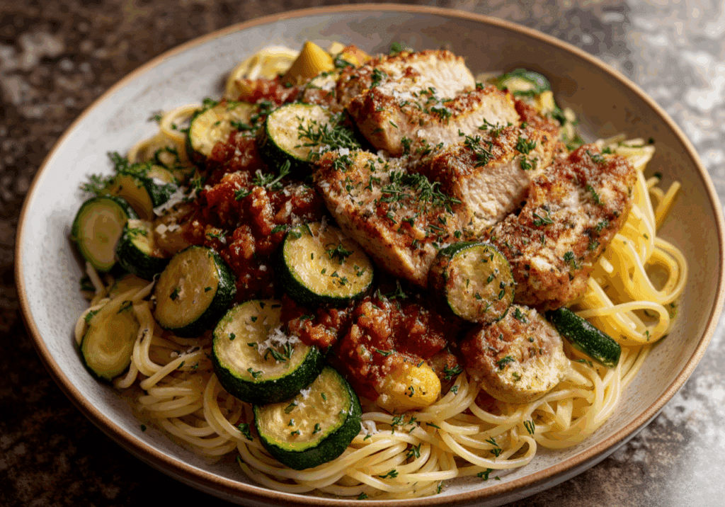 Chicken Zuchinni Marinara