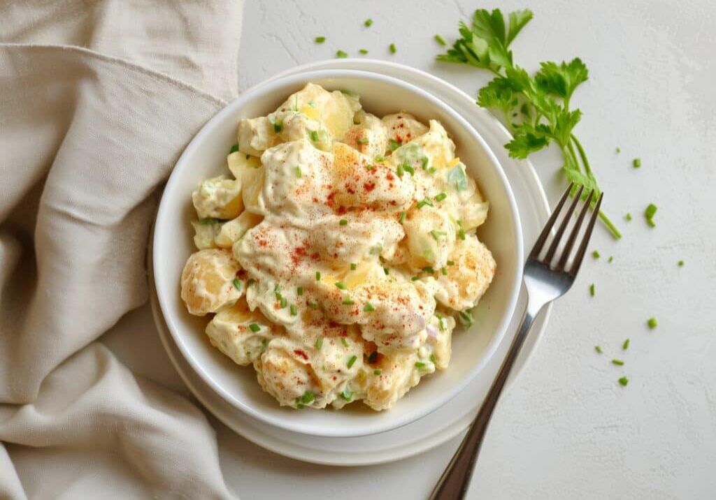 Creamy Ranch Vegan Potato Salad