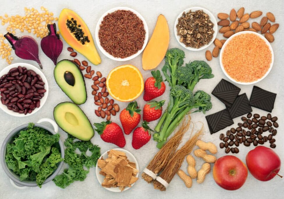 Health,Food,For,Energy,,Vitality,&amp;,Fitness,With,Vegetables,,Nuts,